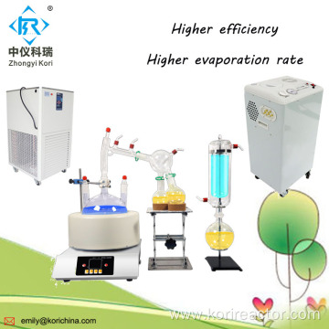 Laboratory short path distillation kit heating mantle